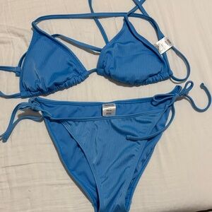 Wild Fable Vibrant Blue Bikini Set